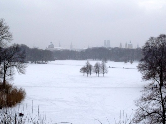 A View Of The Englischer Garten From The Monopteros