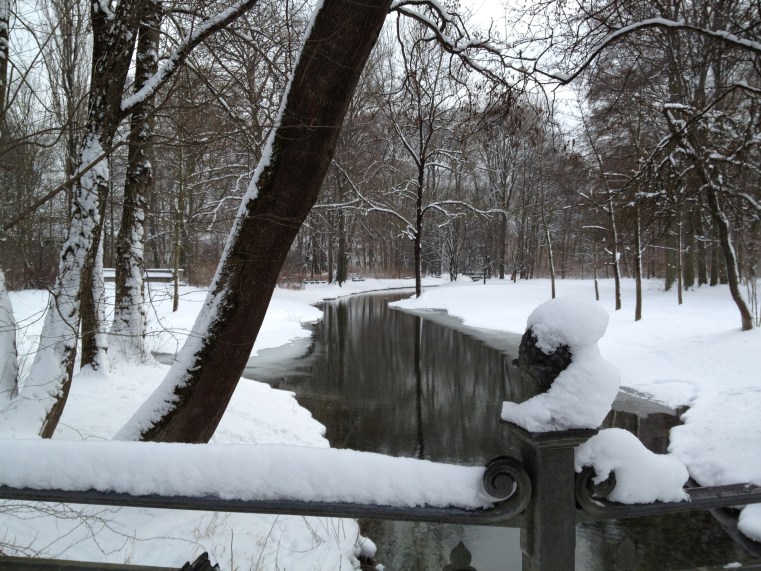 One Of The Rivers In The Englischer Garten