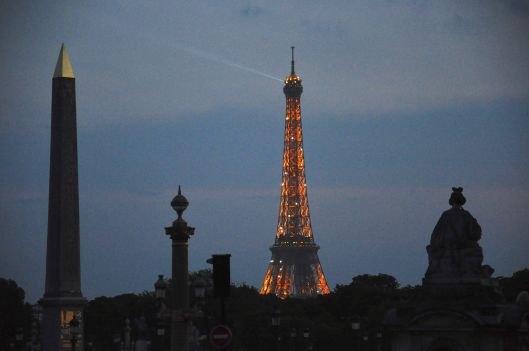 Eiffel Tower At Dusk