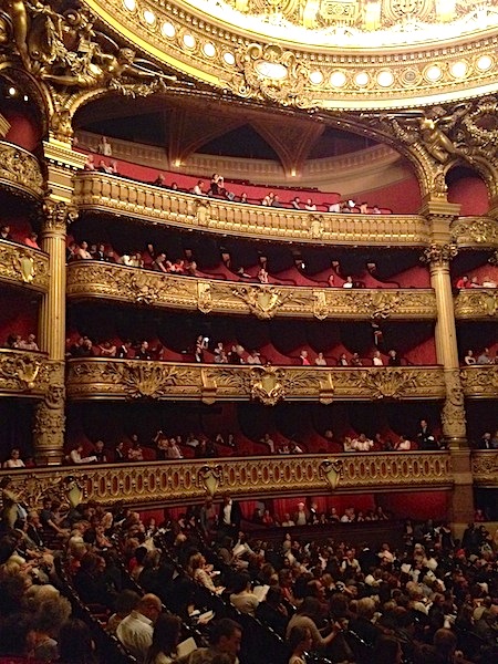 Paris opera auditorium
