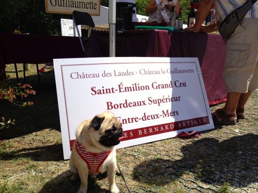 Waiting to get in to the wine fair